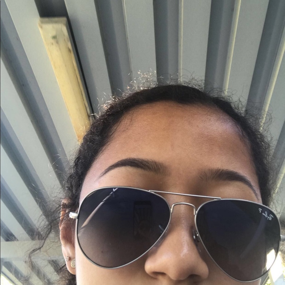 Polarized Blue/grey gradient aviators